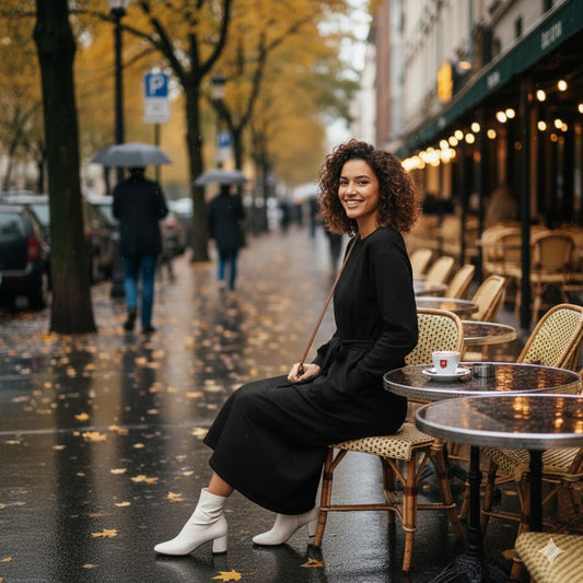 Chic Black Longline Belted Sweatshirt With Side Pockets