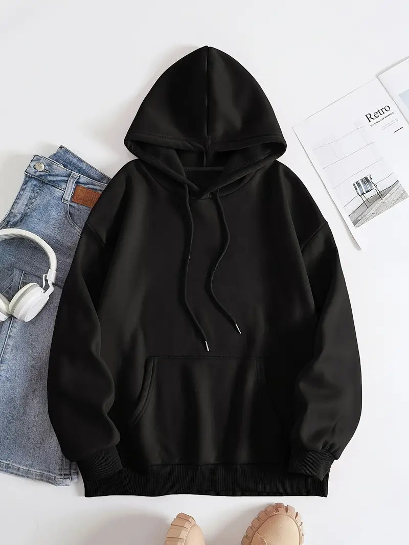 Classic Winter Stuff Fleece BLACK Hoodie