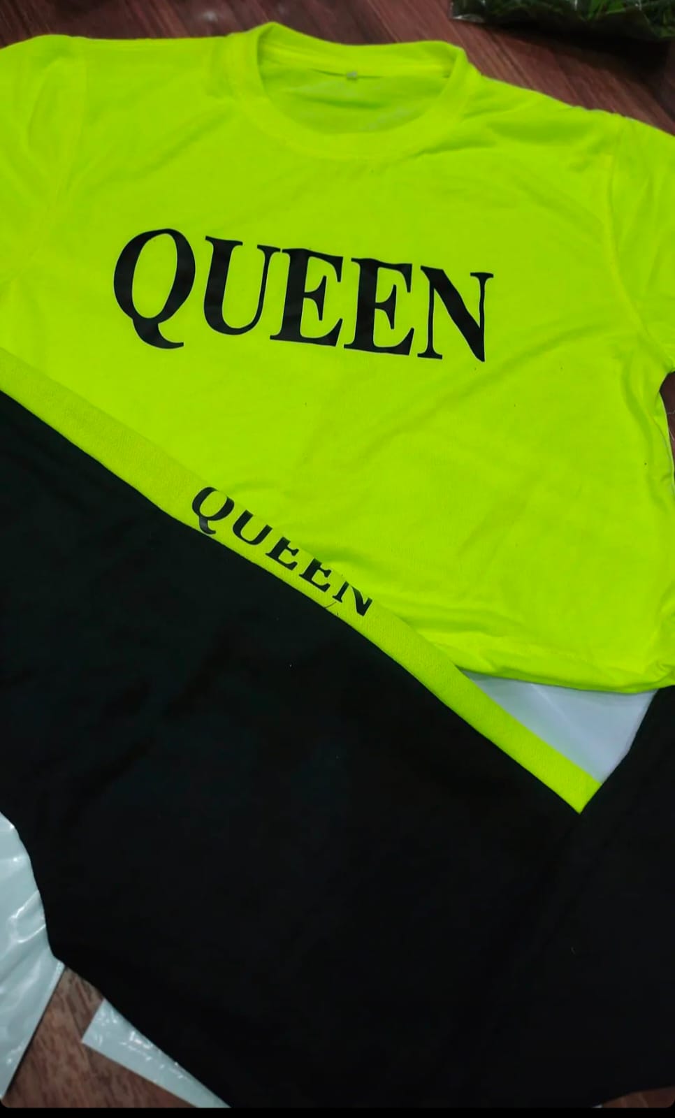 Neon Queen Lounge Wear Set – Bold & Comfy