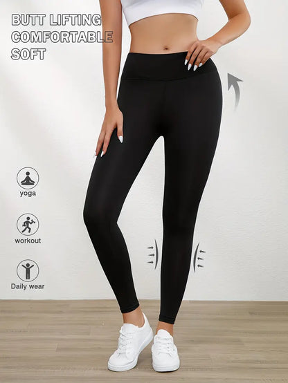 Essential Performance Workout Tights - Black/White/Navy Blue