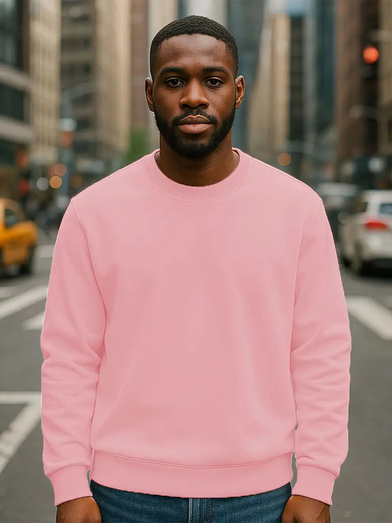 Men’s Winter Fleece Sweatshirt – Cozy, Warm & Classic Style