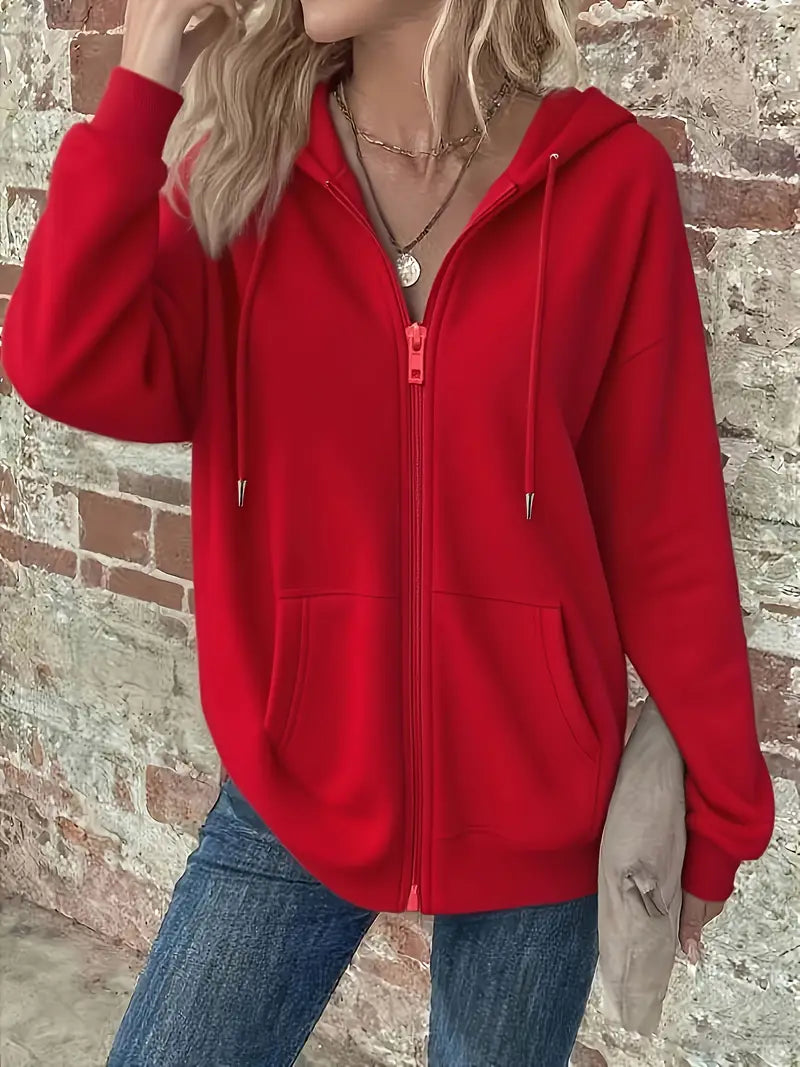 Premium Fleece Front Zipper Hoodie – Cozy, Stylish & Perfect for Winter's