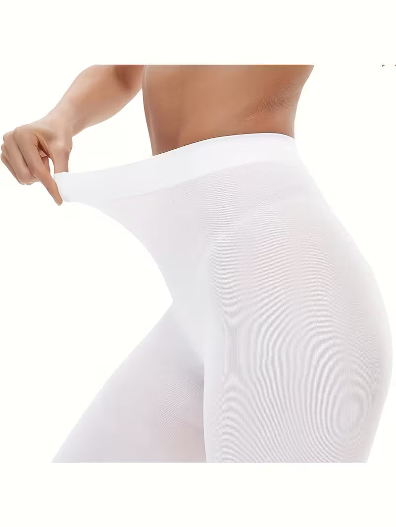 Essential Performance Workout Tights - Black/White/Navy Blue