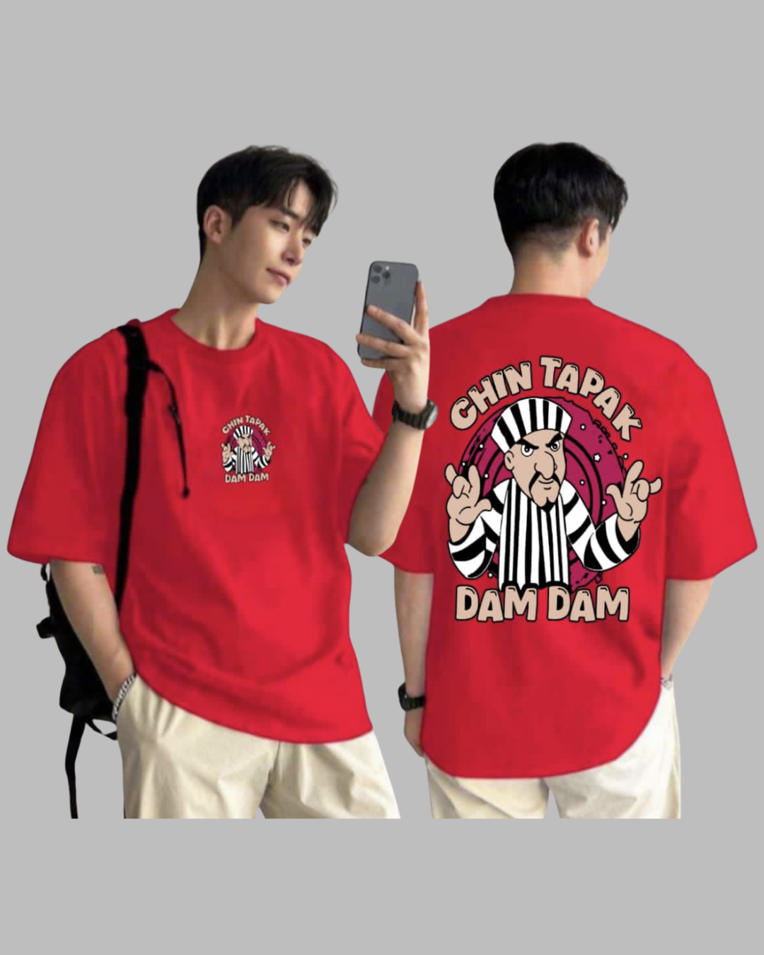 Graphics Printed Drop Shoulder Oversized T-shirt