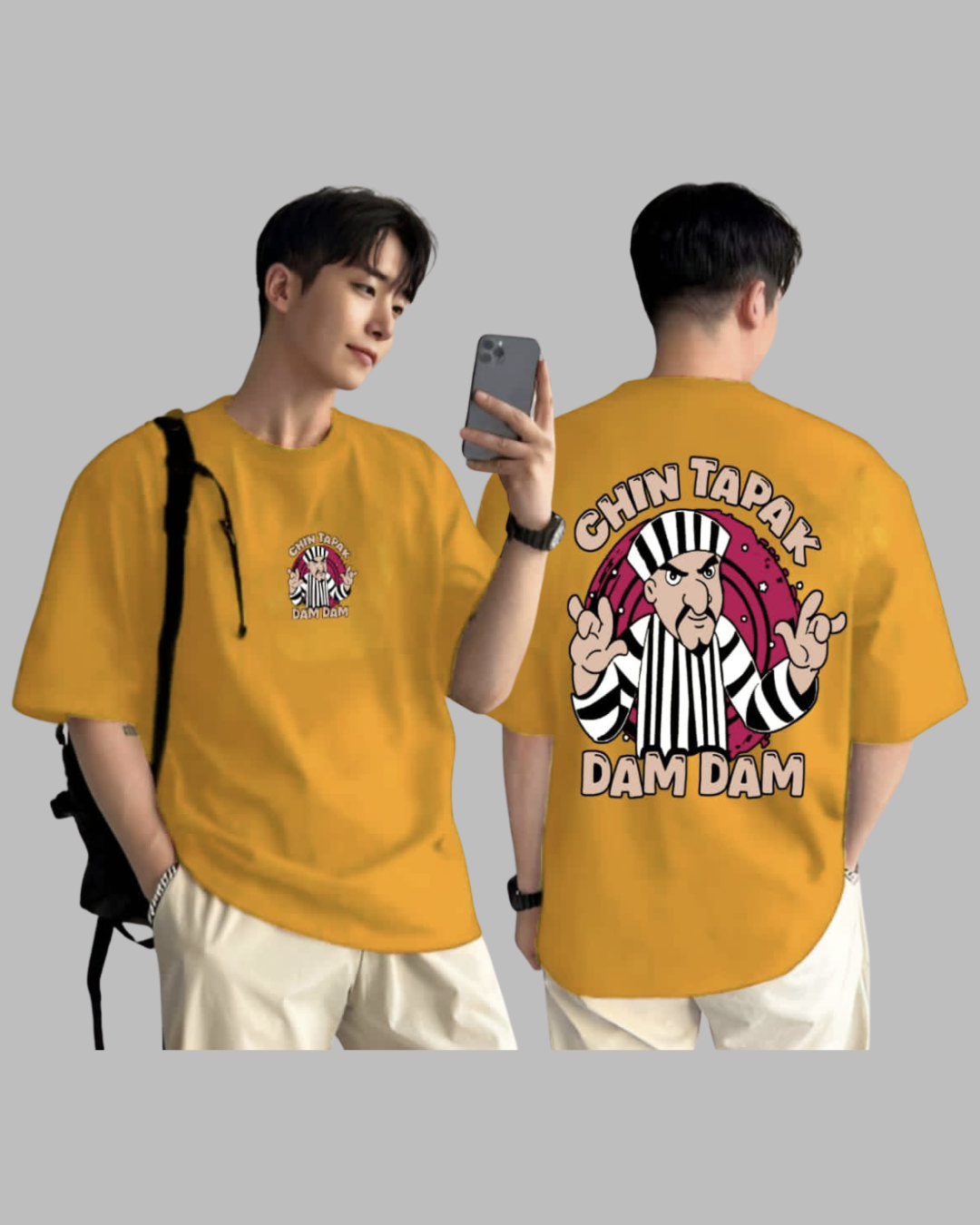 Graphics Printed Drop Shoulder Oversized T-shirt