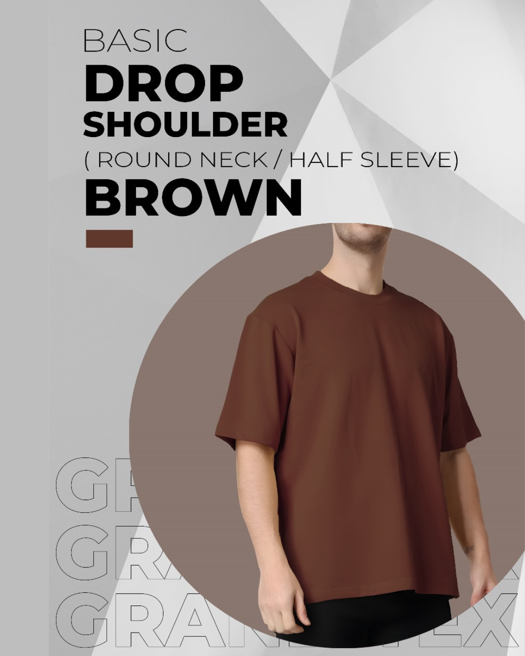 Men's Oversized Cotton Drop Shoulder T-Shirts