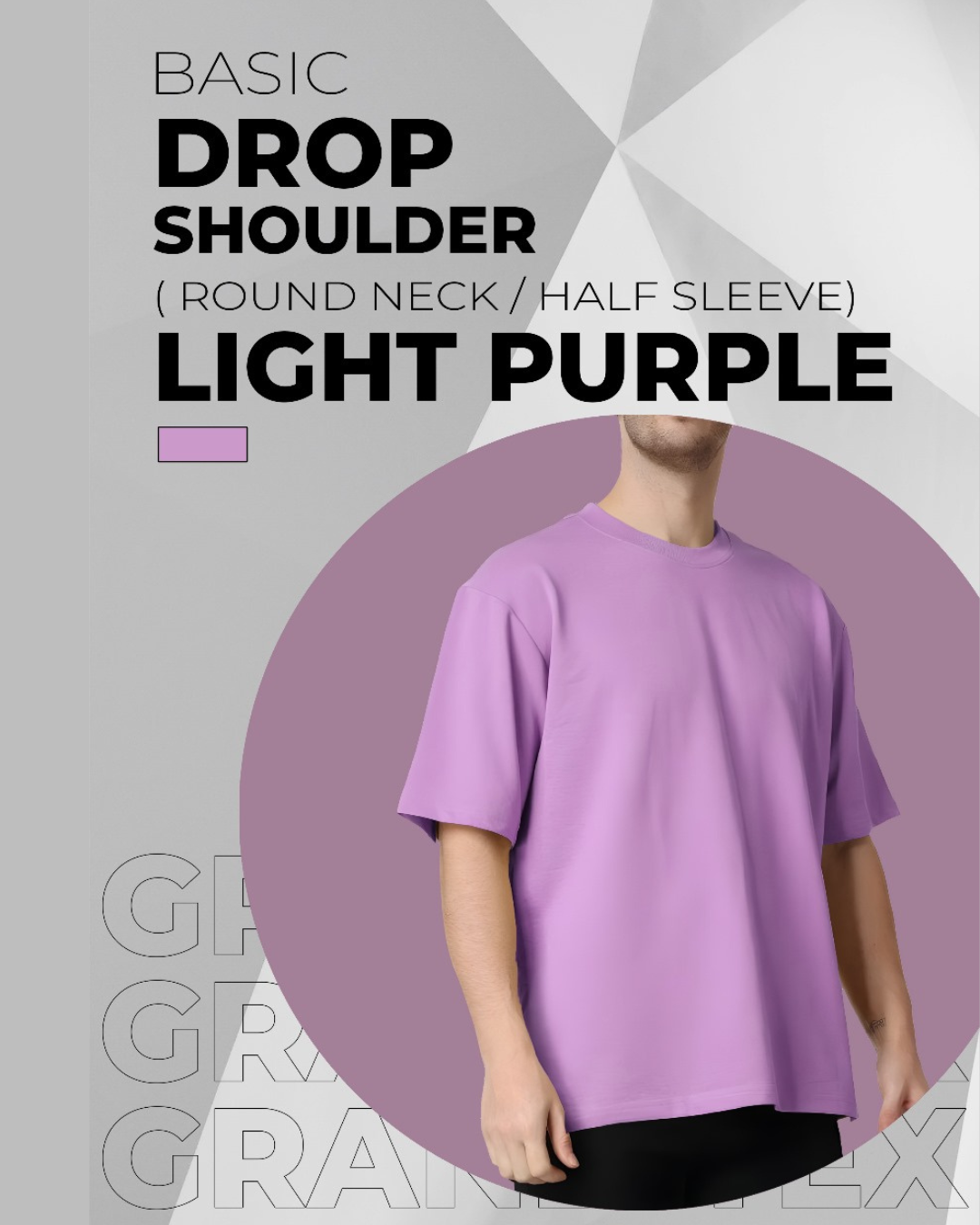 Men's Oversized Cotton Drop Shoulder T-Shirts