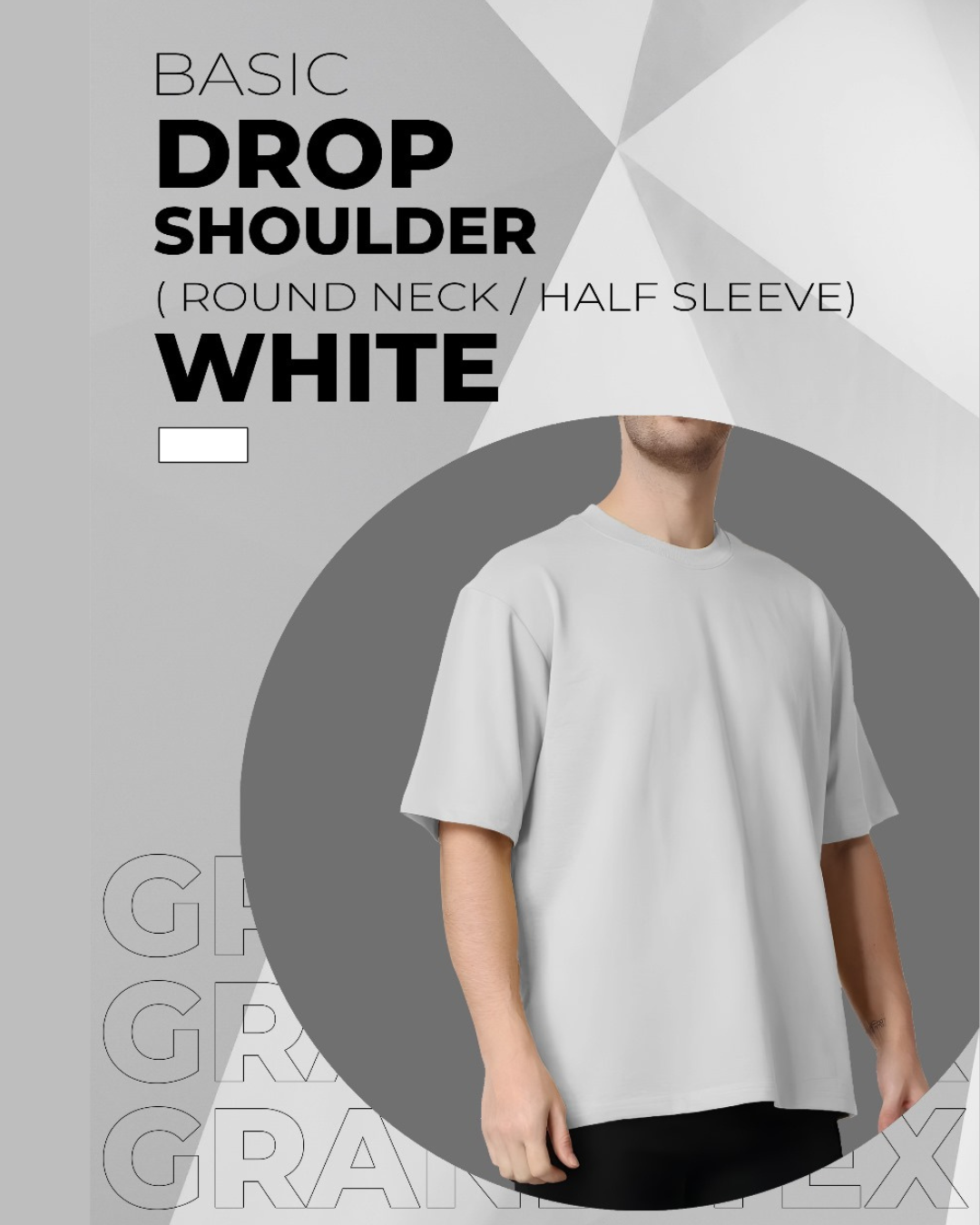 Men's Oversized Cotton Drop Shoulder T-Shirts