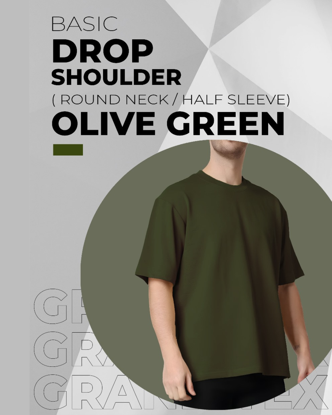 Men's Oversized Cotton Drop Shoulder T-Shirts