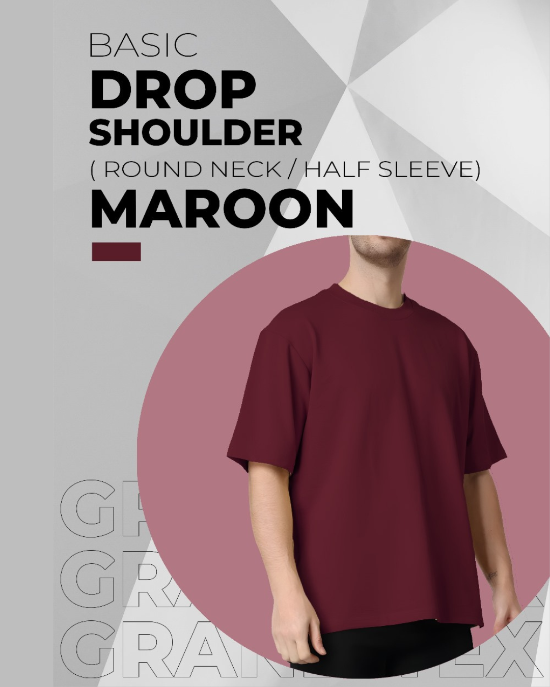 Men's Oversized Cotton Drop Shoulder T-Shirts