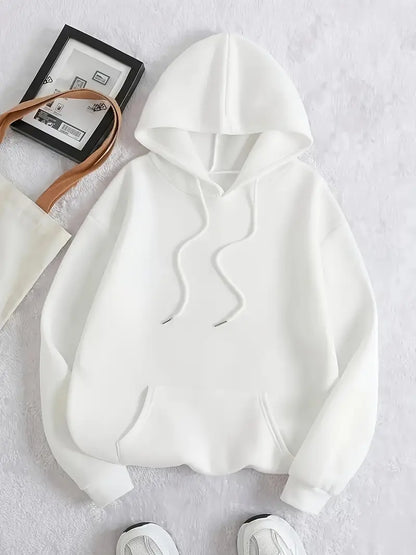 Classic Winter Stuff Fleece WHITE  Basic Hoodie