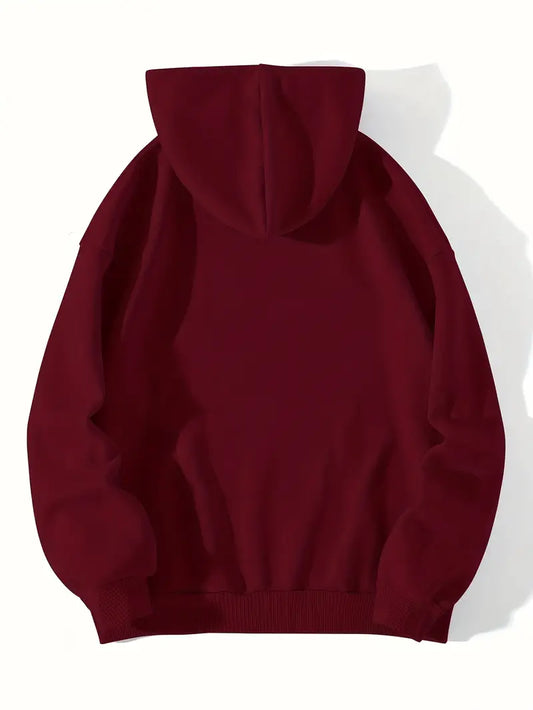 Classic Winter Stuff Fleece Maroon Hoodie
