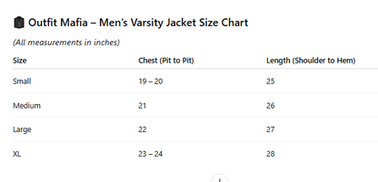 Men's Black White Classic Varsity Baseball Jacket – Retro Street Style Outerwear
