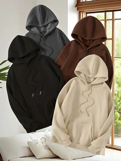 Bundle of 4 - Winter Essentials Fleece Hoodies -
