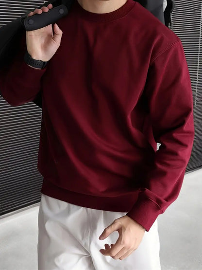 Men’s Winter Fleece Sweatshirt – Cozy, Warm & Classic Style