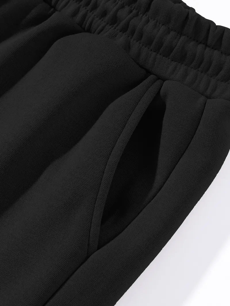 Basic Wide Leg Trouser – Effortless Comfort & Style - Black