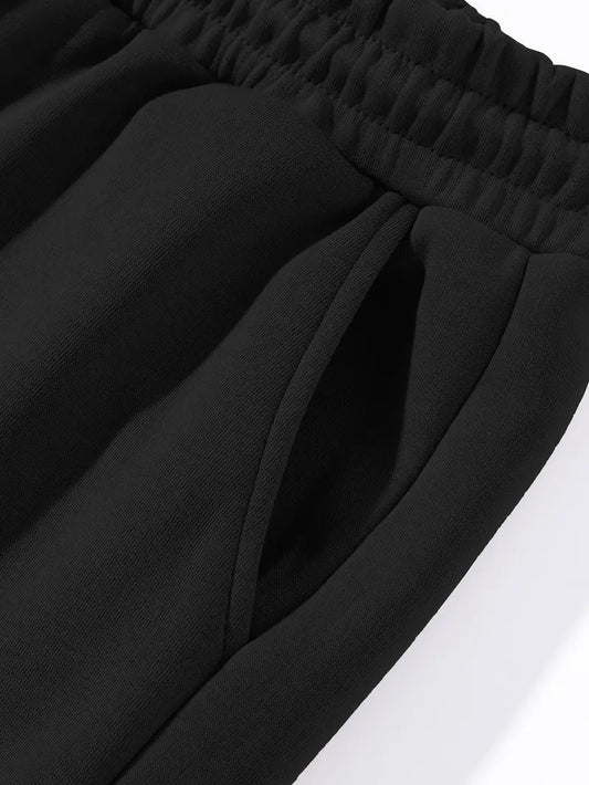 Basic Wide Leg Trouser – Effortless Comfort & Style - Black