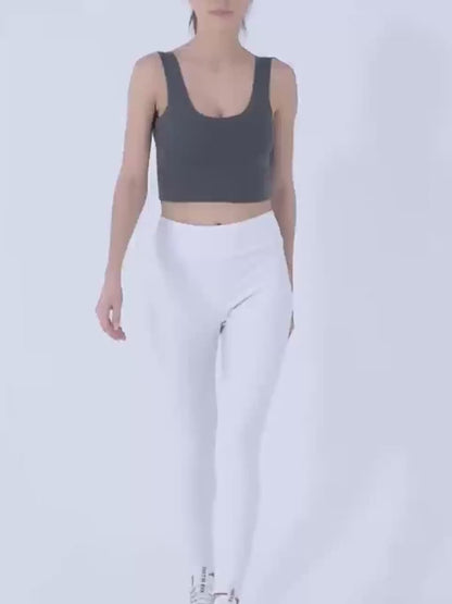 Essential Performance Workout Tights - Black/White/Navy Blue